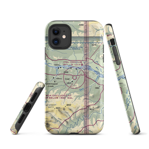 Coal Creek Airport (L20) VFR Sectional  Tough iPhone Case