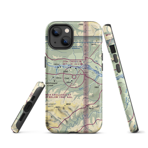 Coal Creek Airport (L20) VFR Sectional  Tough iPhone Case