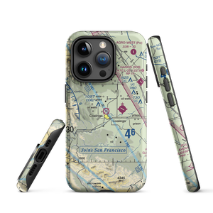 Coalinga Airport (CLG) VFR Sectional  Tough iPhone Case