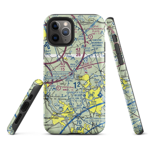 Cobbetts Pond Seaplane Base (35NH) VFR Sectional  Tough iPhone Case