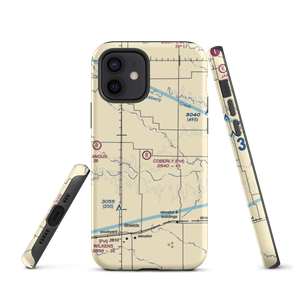 Coberly Airport (86KS) VFR Sectional  Tough iPhone Case