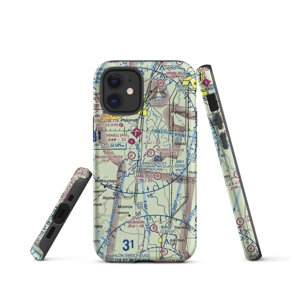 Coca Cola Airport (OG49) VFR Sectional  Tough iPhone Case iPhone 12 mini model shown