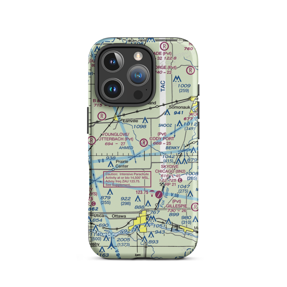 Cody Port RLA Restricted Landing Area (7IL8) VFR Sectional  Tough iPhone Case iPhone 16 Pro model shown