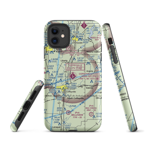 Coffeyville Municipal Airport (CFV) VFR Sectional  Tough iPhone Case