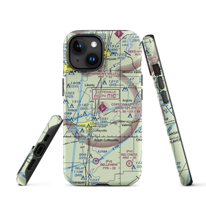 Coffeyville Municipal Airport (CFV) VFR Sectional  Tough iPhone Case