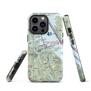 Coffman Cove Seaplane Base (KCC) VFR Sectional  Tough iPhone Case