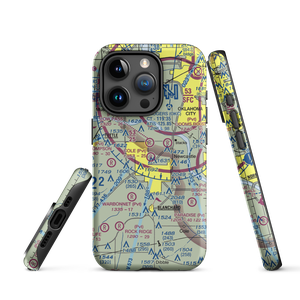 Cole Landing Area Airport (2OK7) VFR Sectional  Tough iPhone Case