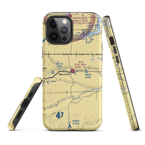 Cole Memorial Airport (57NE) VFR Sectional  Tough iPhone Case