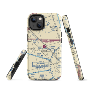 Coleman Cattle Company Nr 1 Airport (75TA) VFR Sectional  Tough iPhone Case