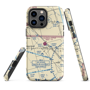 Coleman Cattle Company Nr 1 Airport (75TA) VFR Sectional  Tough iPhone Case