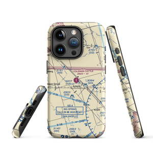Coleman Cattle Company Nr 1 Airport (75TA) VFR Sectional  Tough iPhone Case