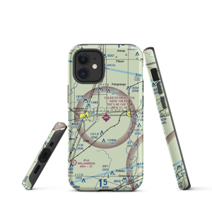 Coles County Memorial Airport (MTO) VFR Sectional  Tough iPhone Case