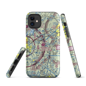 Collegedale Municipal Airport (FGU) VFR Sectional  Tough iPhone Case