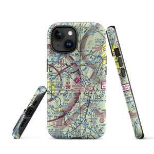 Collegedale Municipal Airport (FGU) VFR Sectional  Tough iPhone Case