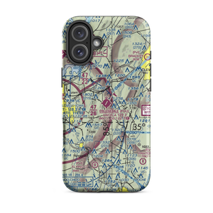Collegedale Municipal Airport (FGU) VFR Sectional  Tough iPhone Case