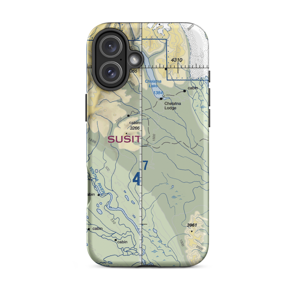Collensville/twincreek (US-0253) VFR Sectional  Tough iPhone Case iPhone 16 Plus model shown