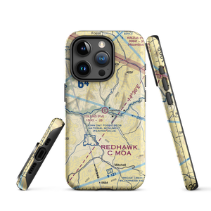 Collins Landing Strip (04OR) VFR Sectional  Tough iPhone Case