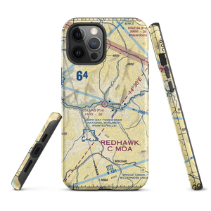 Collins Landing Strip (04OR) VFR Sectional  Tough iPhone Case