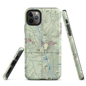 Colorado Creek Airport (KCR) VFR Sectional  Tough iPhone Case