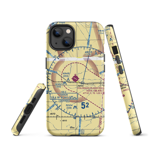 Colorado Plains Regional Airport (AKO) VFR Sectional  Tough iPhone Case