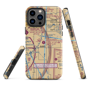 Colorado Springs East Airport (CO4) VFR Sectional  Tough iPhone Case