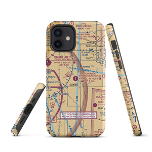 Colorado Springs East Airport (CO4) VFR Sectional  Tough iPhone Case