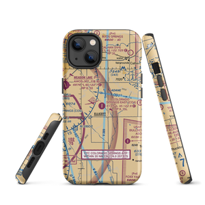 Colorado Springs East Airport (CO4) VFR Sectional  Tough iPhone Case