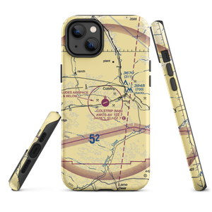 Colstrip Airport (M46) VFR Sectional  Tough iPhone Case