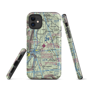 Columbia County Airport (1B1) VFR Sectional  Tough iPhone Case
