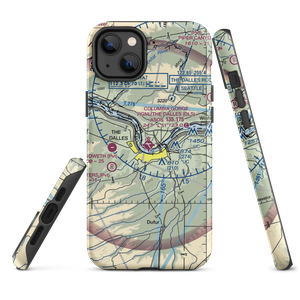 Columbia Gorge Regional the Dalles Municipal Airport (DLS) VFR Sectional  Tough iPhone Case