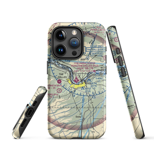 Columbia Gorge Regional the Dalles Municipal Airport (DLS) VFR Sectional  Tough iPhone Case