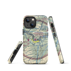 Columbia Gorge Regional the Dalles Municipal Airport (DLS) VFR Sectional  Tough iPhone Case