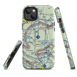 Columbia Regional Airport (COU) VFR Sectional  Tough iPhone Case