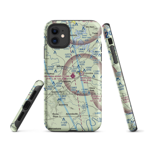 Columbia-Adair Co. Airport (I96) VFR Sectional  Tough iPhone Case