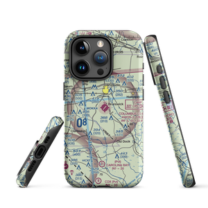 Columbus County Municipal Airport (CPC) VFR Sectional  Tough iPhone Case