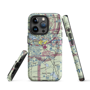 Columbus Lowndes County Airport (UBS) VFR Sectional  Tough iPhone Case