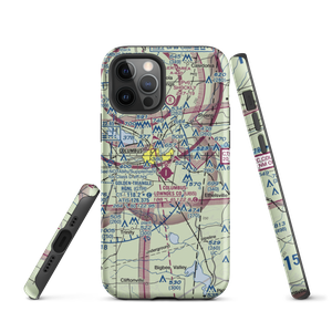 Columbus Lowndes County Airport (UBS) VFR Sectional  Tough iPhone Case