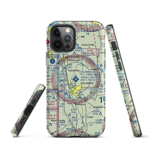 Columbus Municipal Airport (BAK) VFR Sectional  Tough iPhone Case