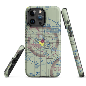 Columbus Municipal Airport (OLU) VFR Sectional  Tough iPhone Case