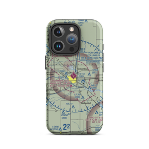 Columbus Municipal Airport (OLU) VFR Sectional  Tough iPhone Case