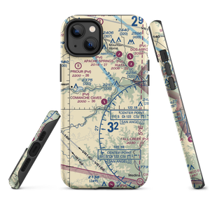 Comanche Caves Ranch Airport (4TA6) VFR Sectional  Tough iPhone Case