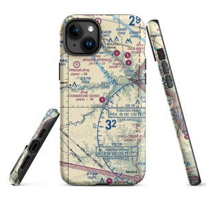 Comanche Caves Ranch Airport (4TA6) VFR Sectional  Tough iPhone Case