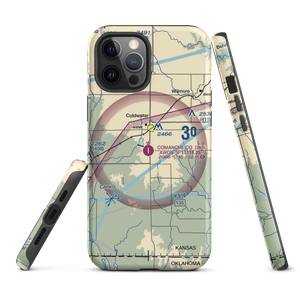 Comanche County Airport (3K8) VFR Sectional  Tough iPhone Case