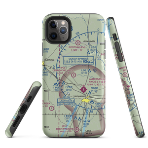 Comanche Hills Ranch Airport (71XS) VFR Sectional  Tough iPhone Case