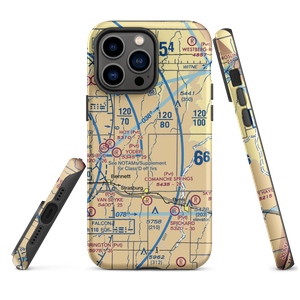 Comanche Livestock Airport (59CO) VFR Sectional  Tough iPhone Case