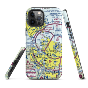 Comlantflt Heliport (NCL) VFR Sectional  Tough iPhone Case