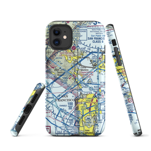 Commodore Center Seaplane Base (22CA) VFR Sectional  Tough iPhone Case