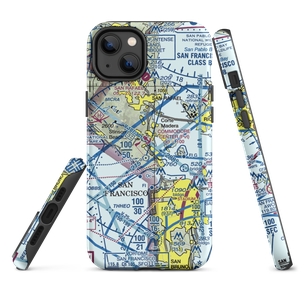 Commodore Center Seaplane Base (22CA) VFR Sectional  Tough iPhone Case