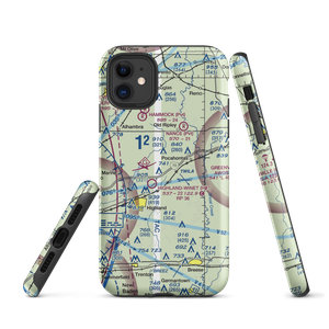 Compton Airport (3LL9) VFR Sectional  Tough iPhone Case