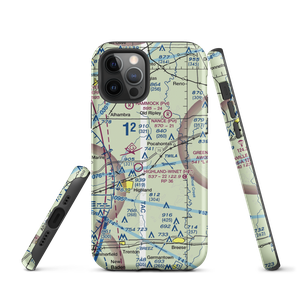 Compton Airport (3LL9) VFR Sectional  Tough iPhone Case